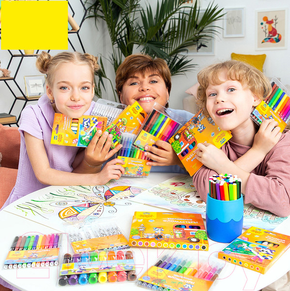 Изображение товара Фломастеры Мульти-пульти Енот в Стране Чудес / WP_14747 (12шт)