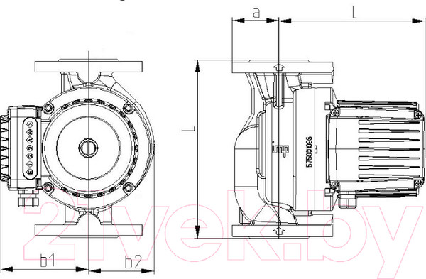 Изображение товара Циркуляционный насос IMP PUMPS SAN Basic II 40-70 F