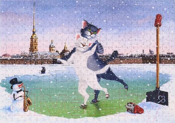 Изображение товара Пазл Collaba puzzle Невское КОТание / 962253 (504эл)