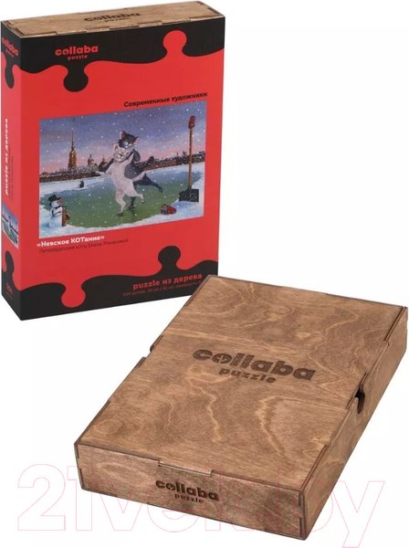 Изображение товара Пазл Collaba puzzle Невское КОТание / 962253 (504эл)