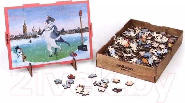Изображение товара Пазл Collaba puzzle Невское КОТание / 962253 (504эл)