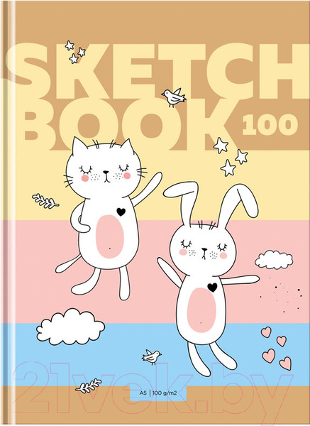 Изображение товара Скетчбук BG My Love / С5т100_лм_вл 8484 (100л)