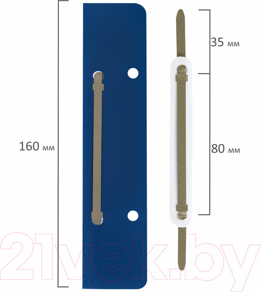 Изображение товара Набор скоросшивателей Staff 229824 (синий)