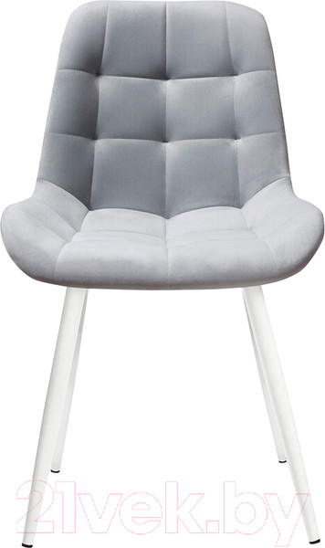 Изображение товара Стул Олмеко Кварта (велюр тенерифе грей/белый)