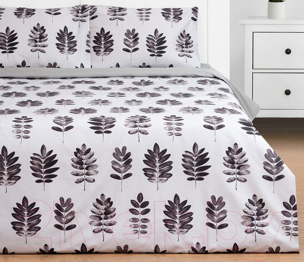 Изображение товара Комплект постельного белья Этель Natural Print Евро / 9308549