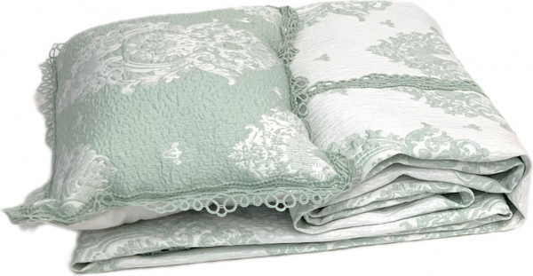 Изображение товара Набор текстиля для спальни Zebra Casa All Days Boungh 1.5 180x250 / Y 807 Yesil