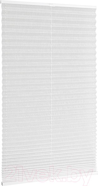 Изображение товара Штора-плиссе Delfa Plain Transparent СПШ-3504 (62x160, белый)