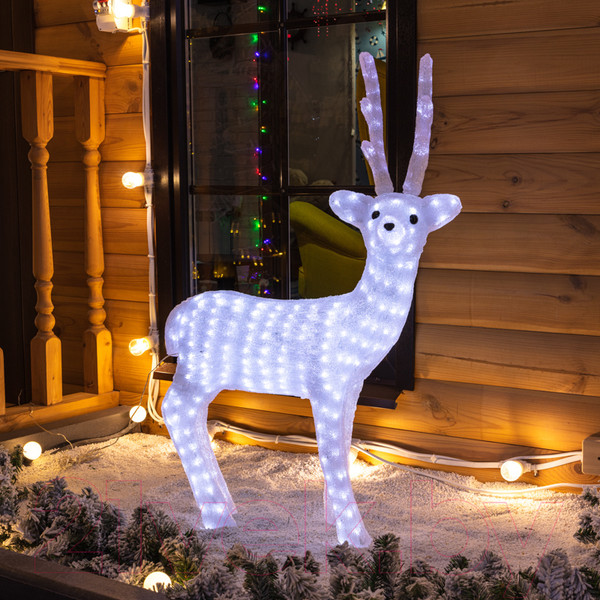 Изображение товара Светодиодная фигура 3D Neon-Night Снежный олень 513-307