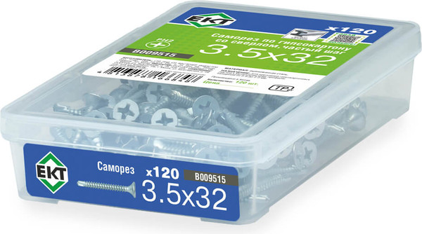 Изображение товара Саморез ЕКТ B009515 (120шт)