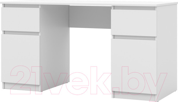 Изображение товара Письменный стол MySTAR Сноули 2д2я ИВ-121.12 (белый)