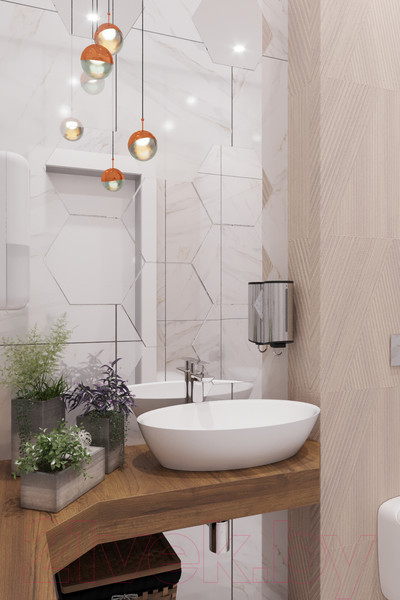 Изображение товара Умывальник Lavandi Etna Овальный 64x38.5