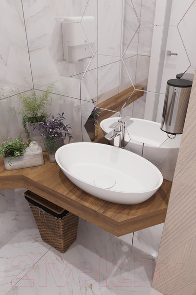 Изображение товара Умывальник Lavandi Etna Овальный 64x38.5