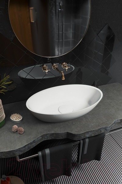 Изображение товара Умывальник Lavandi Etna Овальный 64x38.5