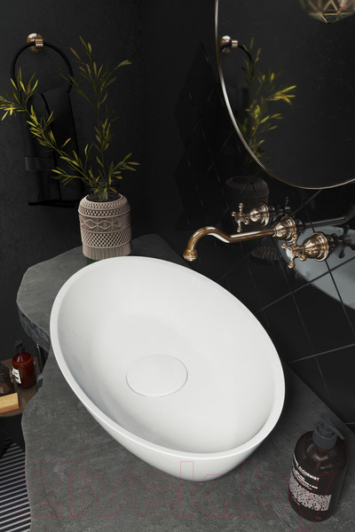 Изображение товара Умывальник Lavandi Etna Овальный 64x38.5