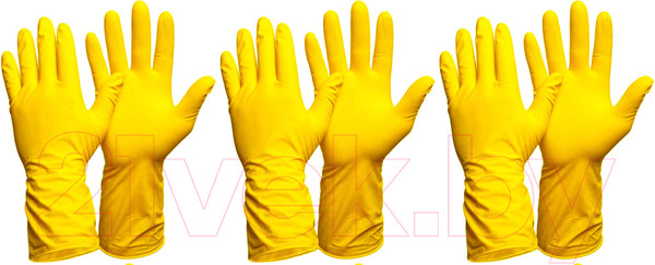 Изображение товара Перчатки хозяйственные Gward Iris G40 (M, 3 пары)