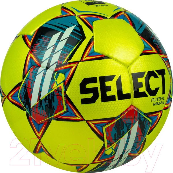 Изображение товара Мяч для футзала Select Futsal Mimas v22 FIBA Basic / 1053460550 (желтый)