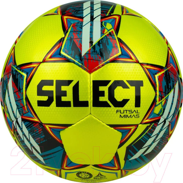 Изображение товара Мяч для футзала Select Futsal Mimas v22 FIBA Basic / 1053460550 (желтый)
