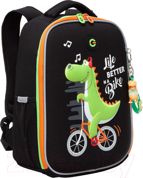 Изображение товара Школьный рюкзак Grizzly RAw-397-7 (черный)