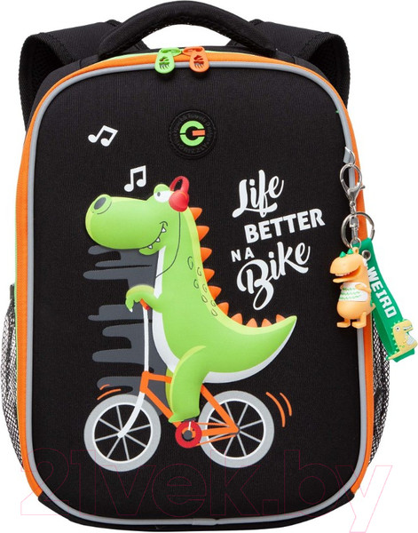 Изображение товара Школьный рюкзак Grizzly RAw-397-7 (черный)