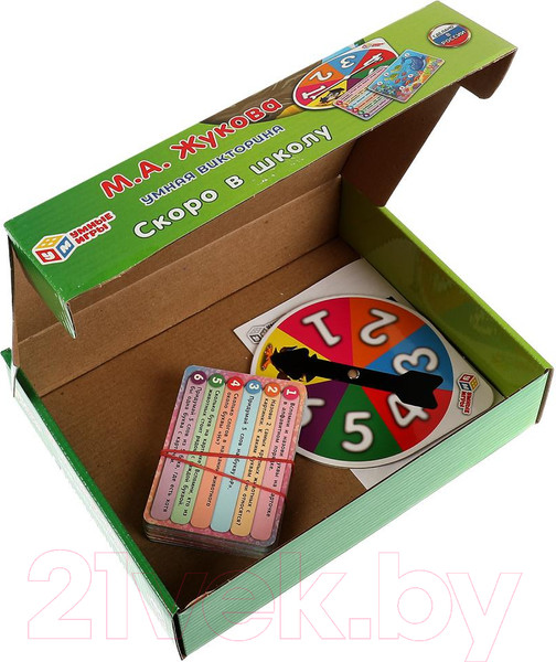 Изображение товара Развивающая игра Умные игры Скоро в школу. М. А. Жукова. Умная викторина / 4650250520160