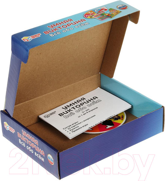 Изображение товара Развивающая игра Умные игры Все обо всем. Умная викторина / 4650250520177