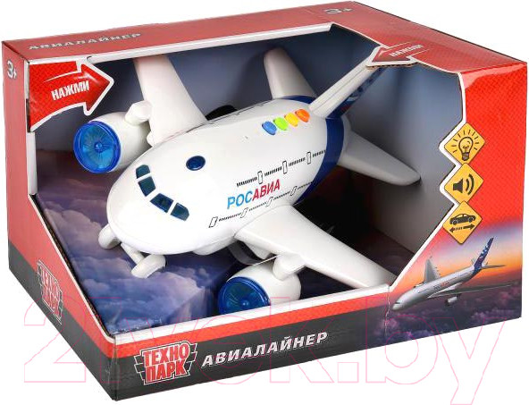 Изображение товара Самолет игрушечный Технопарк Авиалайнер / WY720A