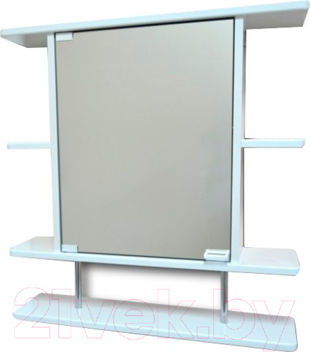 Изображение товара Шкаф с зеркалом для ванной Гамма 15/1м (левый)