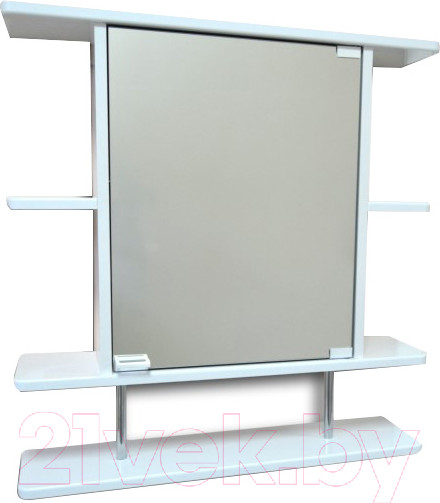 Изображение товара Шкаф с зеркалом для ванной Гамма 15/1м (правый)