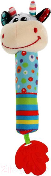 Изображение товара Прорезыватель для зубов Умка Пищалка Бычок / RS-BULL4 (250)