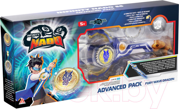 Изображение товара Игровой набор Infinity Nado Волчок Эпик Лончер Адвансд Fury Dragon / 40602