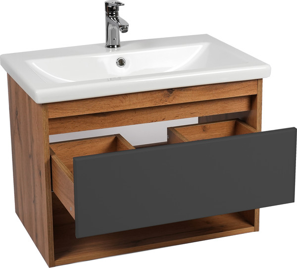 Изображение товара Тумба под умывальник Viant Бостон Como 50 / VBOS50COG-T1YP