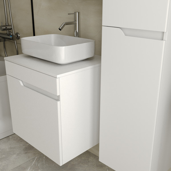 Изображение товара Тумба под умывальник Viant Куба Como 60 / VKUB60CO-T1STP