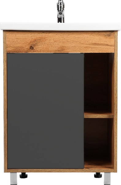 Изображение товара Тумба под умывальник Viant Бостон Como 60 / VBOS60COG-T1ST