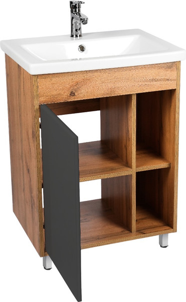 Изображение товара Тумба под умывальник Viant Бостон Como 60 / VBOS60COG-T1ST