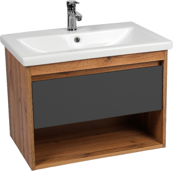 Изображение товара Тумба под умывальник Viant Бостон Como 70 / VBOS70COG-T1YP