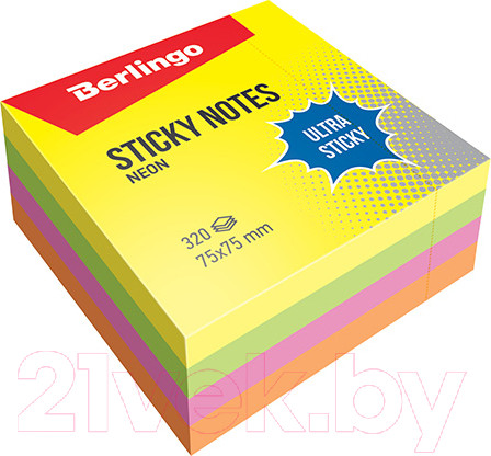 Изображение товара Блок для записей Berlingo Ultra Sticky / LSn_40002
