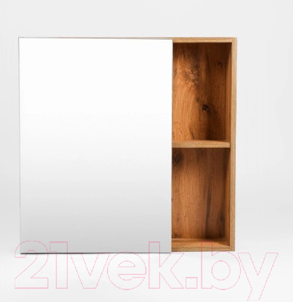 Изображение товара Шкаф с зеркалом для ванной Viant Бостон 70 / VBOS70-ZSH