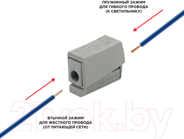 Изображение товара Клемма Rexant СМК 224-101 / 07-2401-10