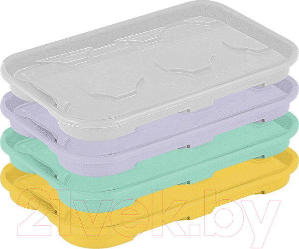 Изображение товара Поддон под кассеты для рассады Ingreen IG604710998 (400мл, 6 ячеек, микс)