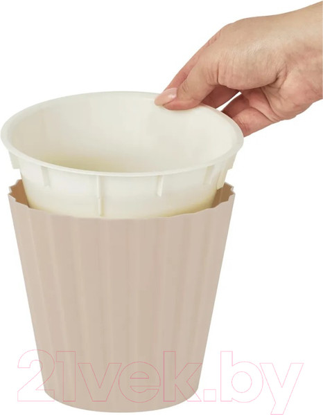 Изображение товара Кашпо Ingreen Sand / IG640110047 (молочный шоколад)