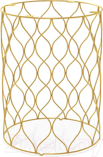 Изображение товара Журнальный столик Sheffilton SHT-TU49/TT 60 ЛДСП (золото/камень пьетра гриджио черный)