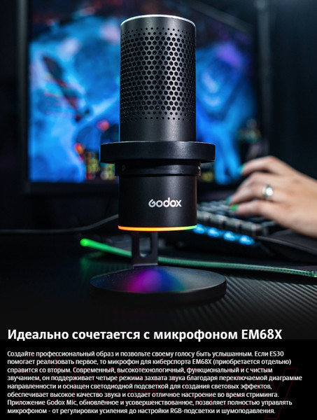 Изображение товара Осветитель студийный Godox ES30 Kit1 / 29906