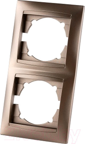 Изображение товара Рамка для выключателей и розеток TDM Лама SQ1815-0733 (бронза)