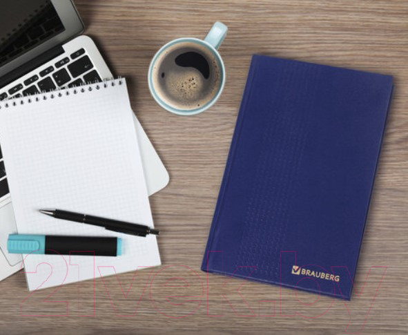 Изображение товара Ежедневник Brauberg 123521 (синий)