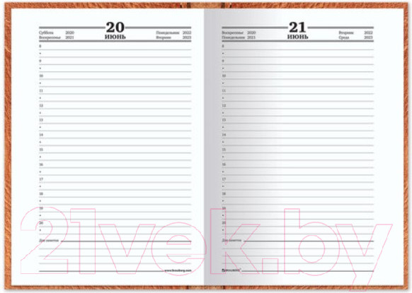 Изображение товара Ежедневник Brauberg Кожа / 129239