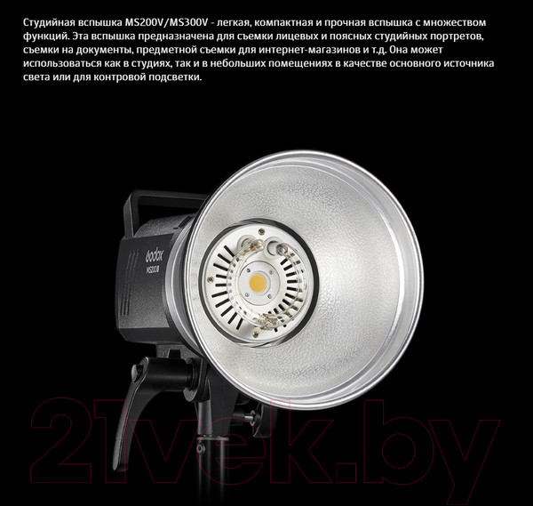 Изображение товара Вспышка студийная Godox MS200V / 29930