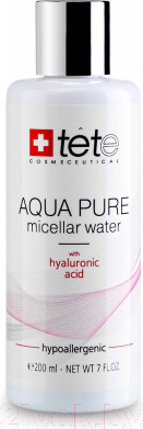 Изображение товара Мицеллярная вода TETe Cosmeceutical Aqua Pure Micellar Water С гиалуроновой кислотой (200мл)