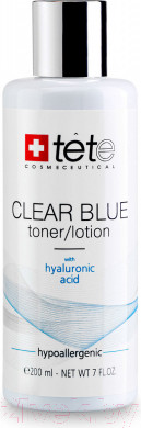 Изображение товара Тоник для лица TETe Cosmeceutical Clear Blue Toner/Lotionс С гиалуроновой кислотой (200мл)