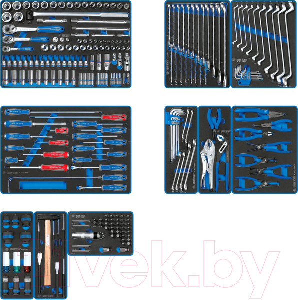 Изображение товара Универсальный набор инструментов King TONY 934-251MRVD