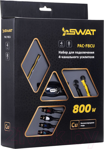 Изображение товара Набор для подключения автоакустики Swat PAC-F8CU